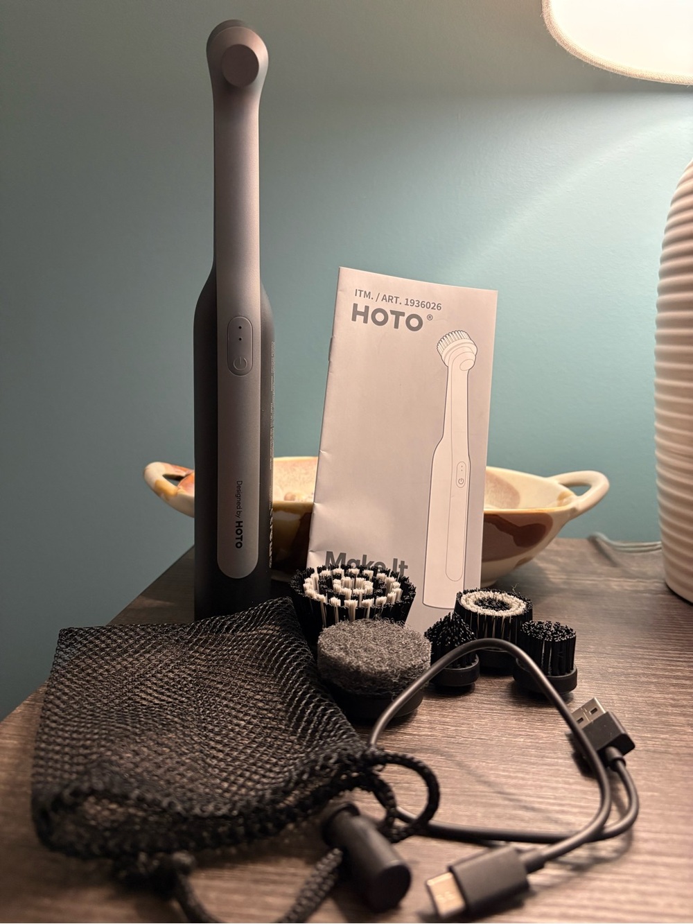 HOTO CORDLESS CLEANING BRUSH KIT BRAND NEW